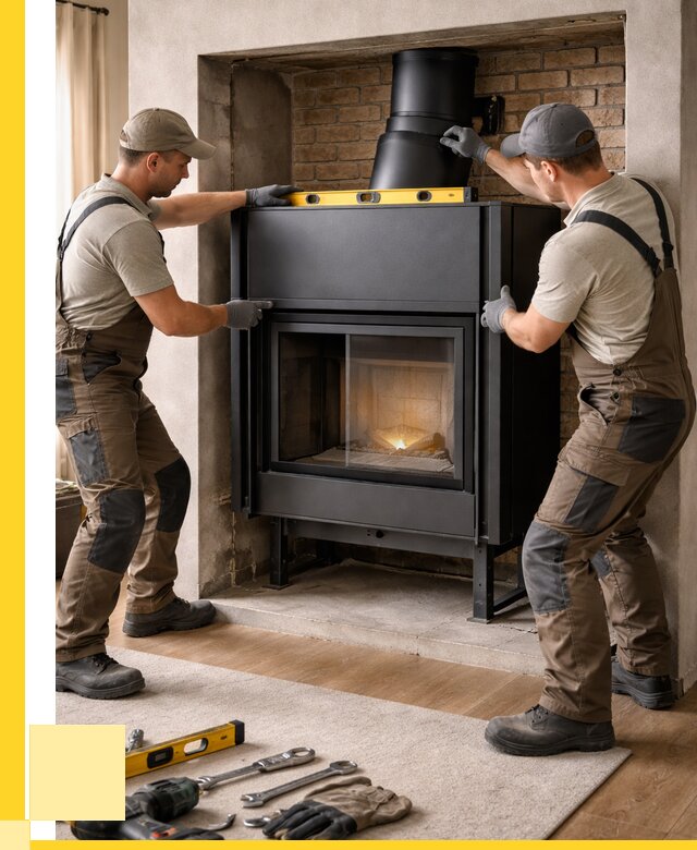 Установка каминных топок в Кызыле под ключ от 18668 р. | ЭриданКзл