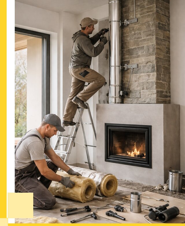 Монтаж дымоходов для каминов в Кызыле от 15557 р. ЭриданКзл