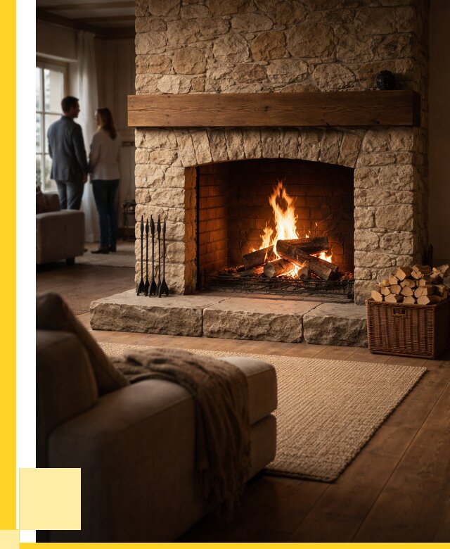 Открытые камины под ключ в Кызыле от 155565 р. ЭриданКзл