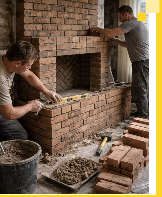 Изготовление и установка кирпичных каминов в Кызыле