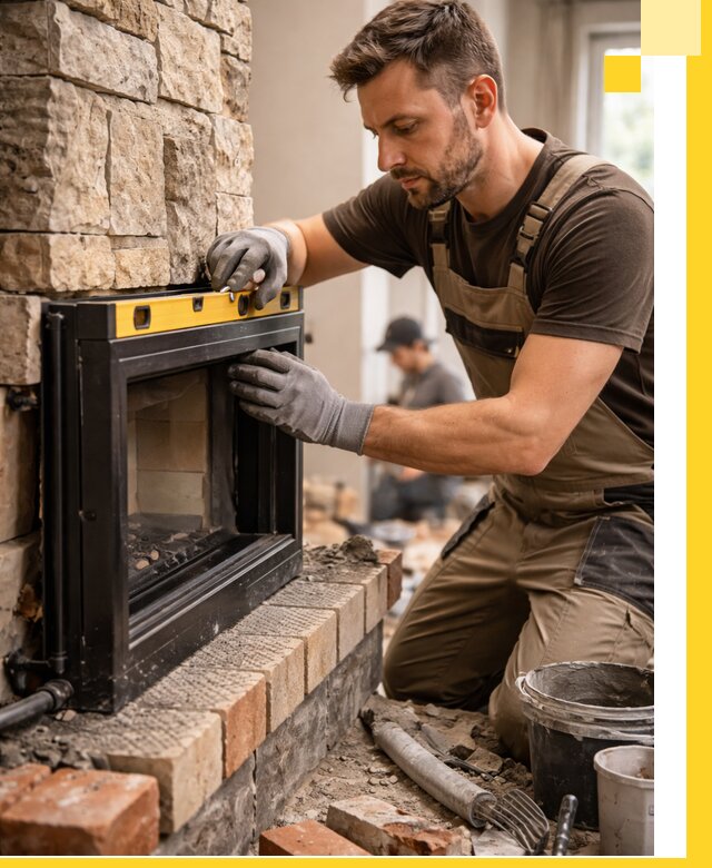 Дровяные камины под ключ в Кызыле: монтаж, обустройство