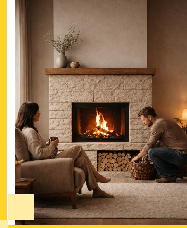 Камины для дома в Кызыле под ключ от 155565 р. | ЭриданКзл