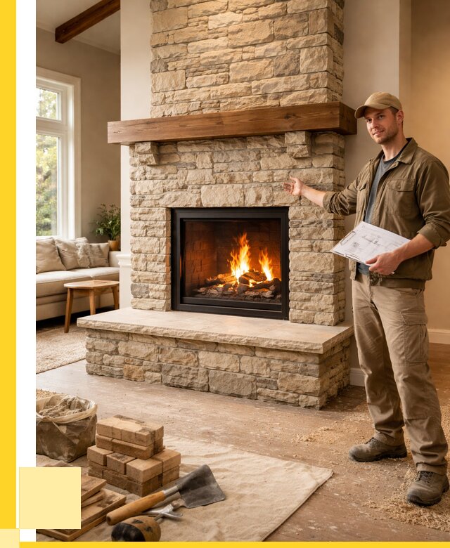 Камины под ключ в Кызыле от 186678 р. | ЭриданКзл — установка