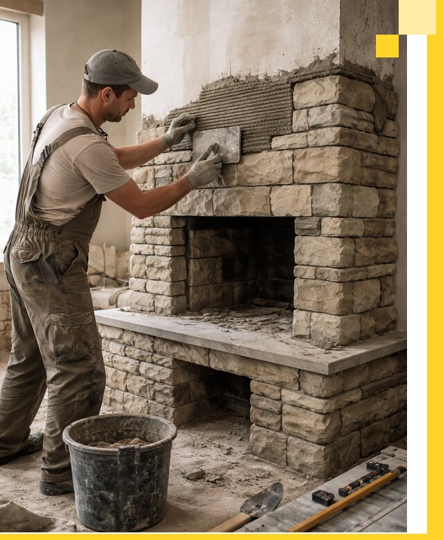 Строительство каминов под ключ в Кызыле от проектирования до монтажа