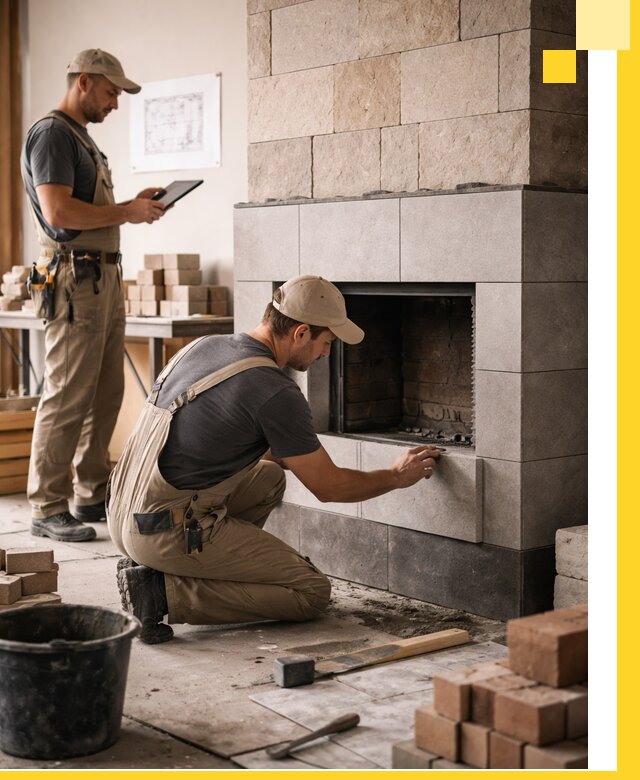 Индивидуальные проекты каминов и каминных систем в Кызыле