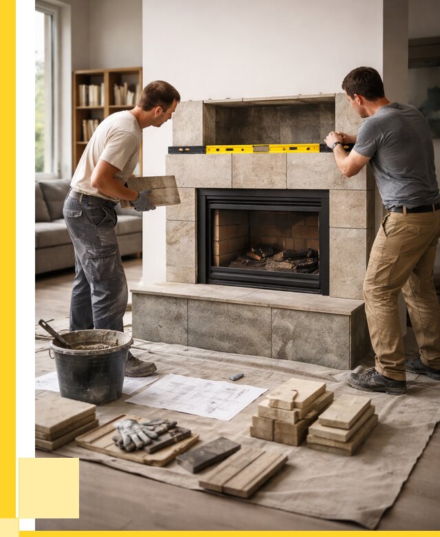 Монтаж каминов и установка в Кызыле от 46670 р. | ЭриданКзл