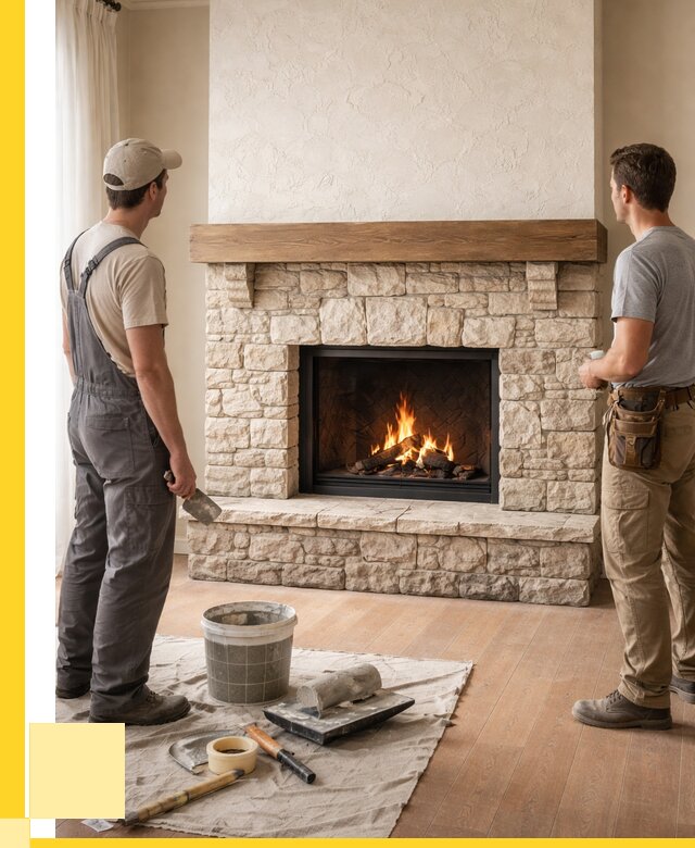 Отделка каминов в Кызыле от 6741 р. под ключ | ЭриданКзл