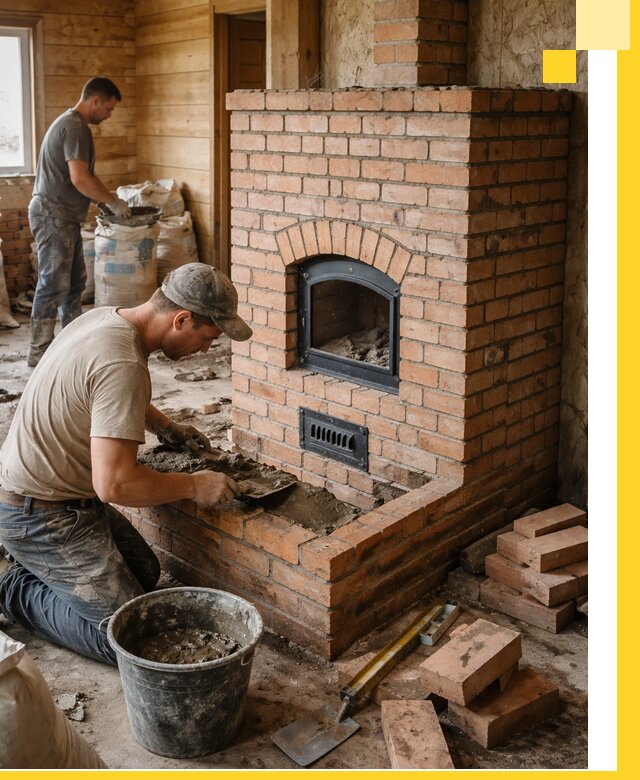 Профессиональное строительство печей в Кызыле под ключ