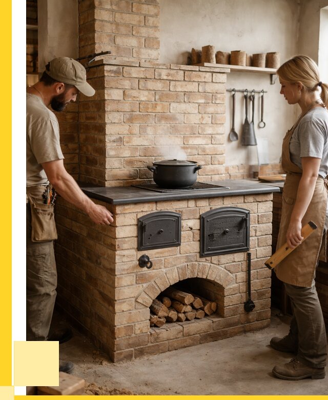 Варочно отопительные печи в Кызыле от 93339 р. | ЭриданКзл