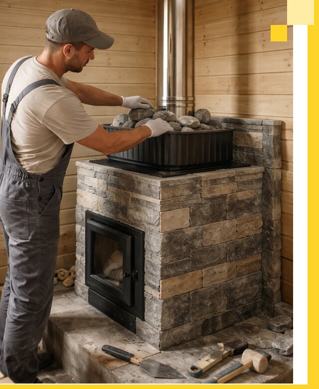 Печи для парной в Кызыле, производство, монтаж и обслуживание