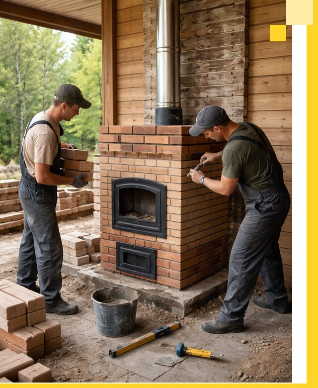 Производство и установка дачных печей под ключ в Кызыле