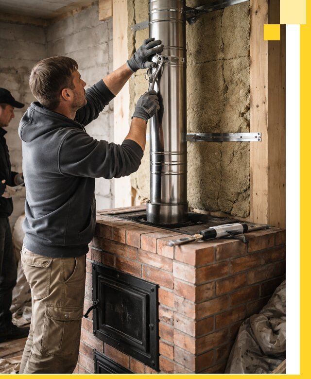 Изготовление и монтаж печей и дымоходов под ключ в Кызыле