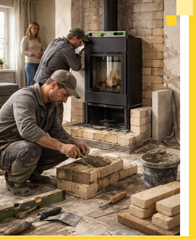 Печи и камины под ключ: проект, установка в Кызыле