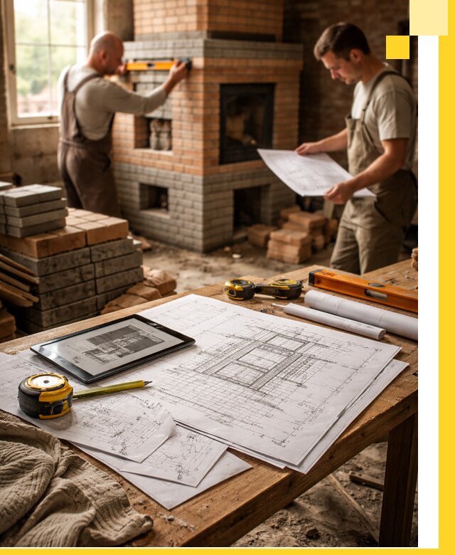 Проекты печей и каминов с индивидуальным дизайном в Кызыле