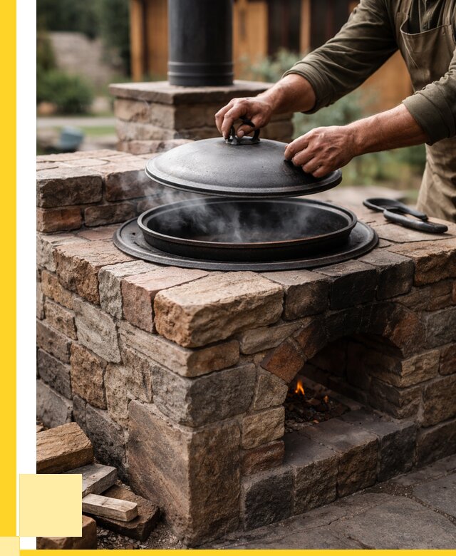 Печи для казана в Кызыле по цене от 18668 р. | ЭриданКзл