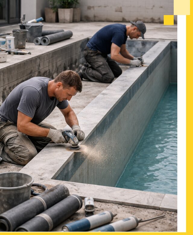 Профессиональный ремонт бассейнов под ключ в Кызыле