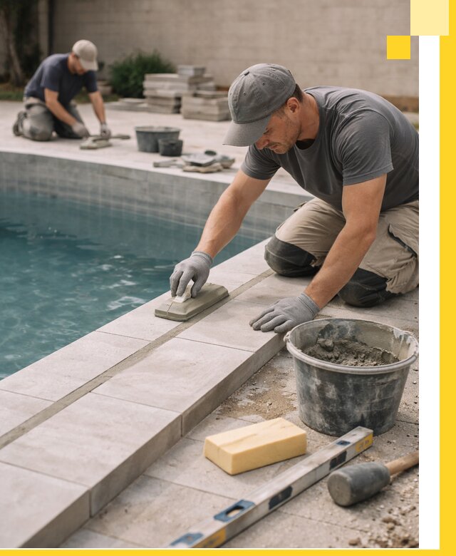 Отделка бассейнов в Кызыле: декоративная отделка и гидроизоляция