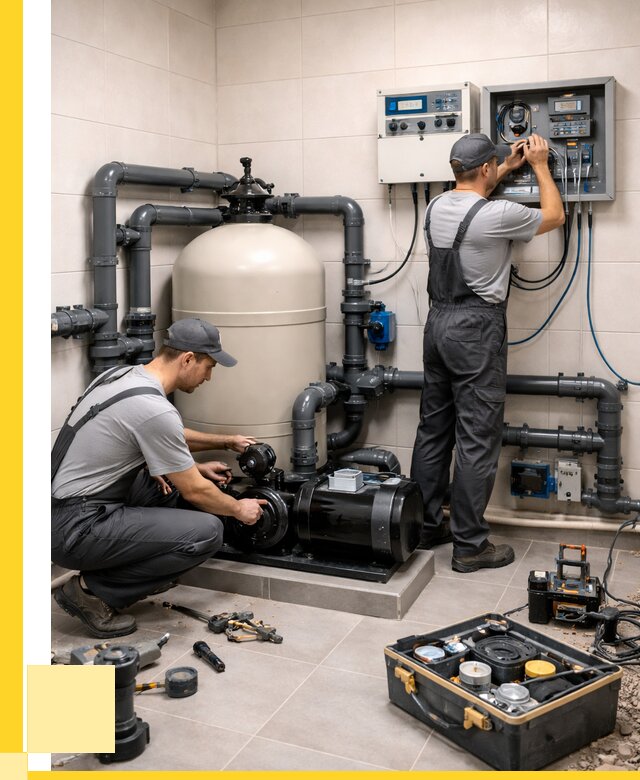 Монтаж оборудования для бассейнов в Кызыле от 41484 р. | ЭриданКзл