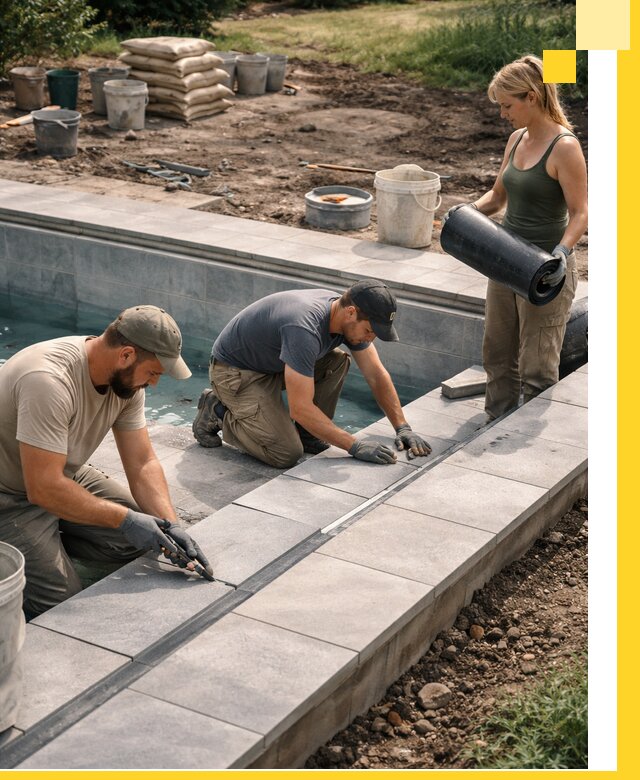 Строительство и монтаж уличных бассейнов под ключ в Кызыле