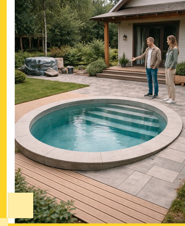 Бассейн на даче под ключ в Кызыле от 207420 р., ЭриданКзл