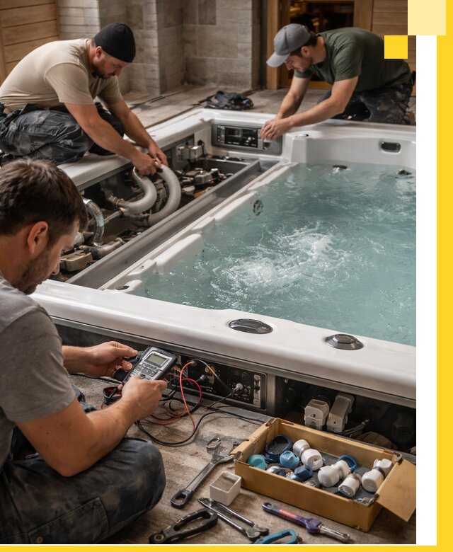 Гидромассажные бассейны под ключ в Кызыле, дизайн и монтаж