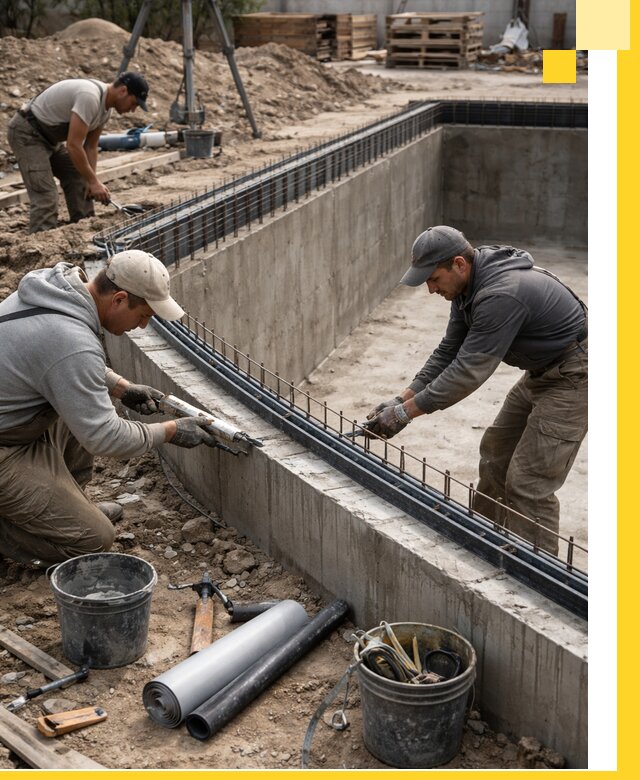 Качественный монтаж чаши бассейна в Кызыле под ключ с гарантией