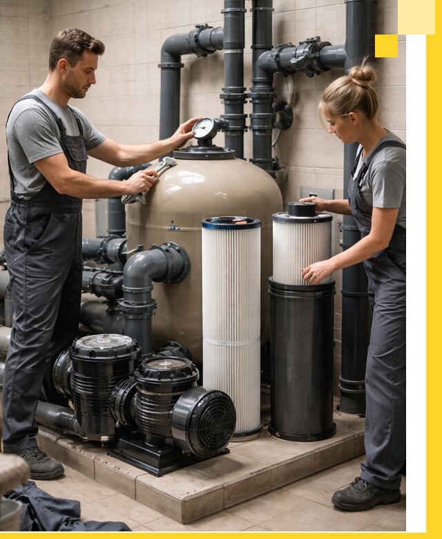 Фильтры и системы фильтрации для бассейнов в Кызыле