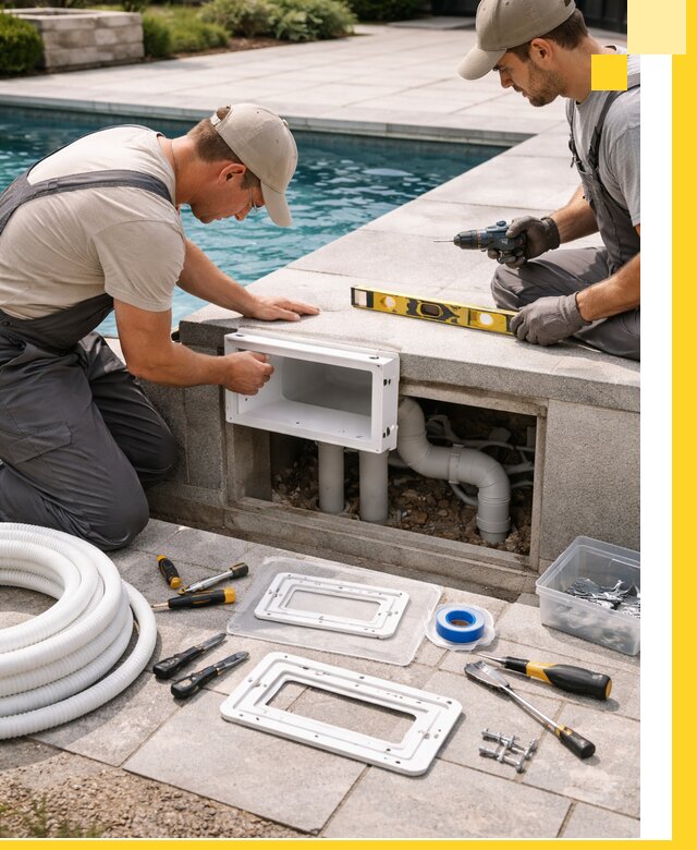 Поставка и установка скиммеров для бассейнов в Кызыле