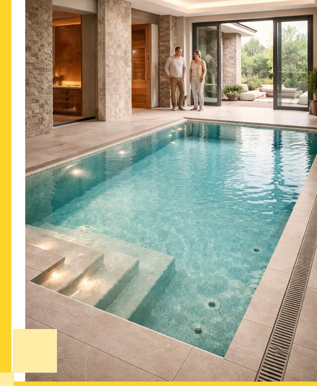 Бассейн во дворе в Кызыле: проект, отделка от 1244520 р. | ЭриданКзл