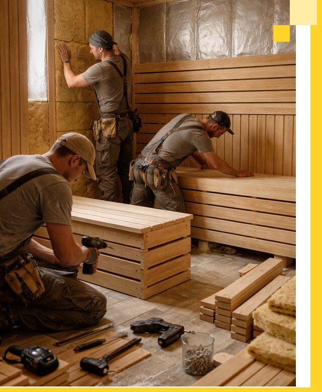 Профессиональное строительство саун под ключ в Кызыле