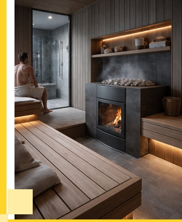 Проект сауны в частном доме в Кызыле от 36299 р. | ЭриданКзл