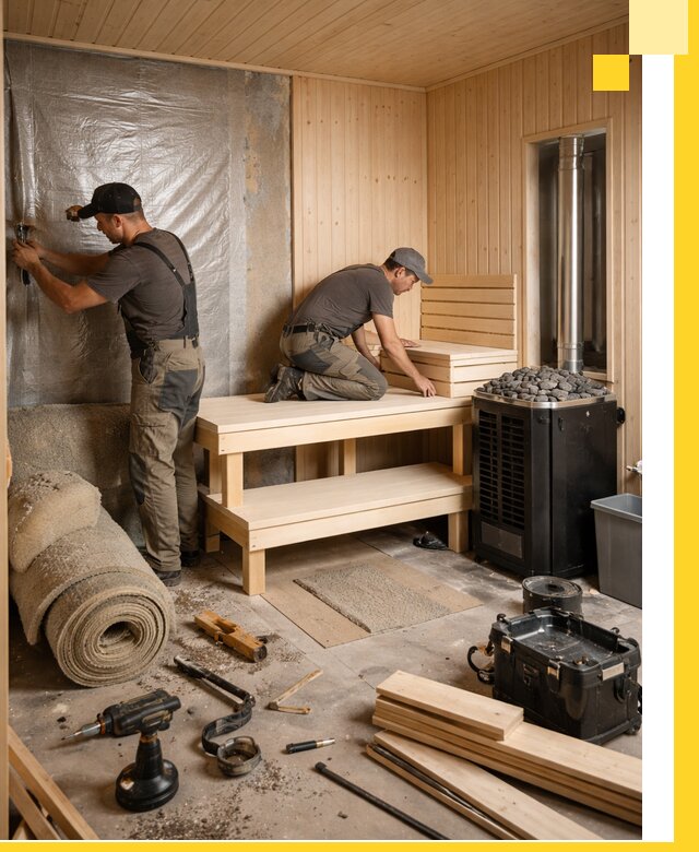 Проекты саун под ключ в Кызыле дизайн и строительство