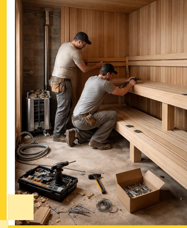 Монтаж саун под ключ в Кызыле от 124452 р. | ЭриданКзл