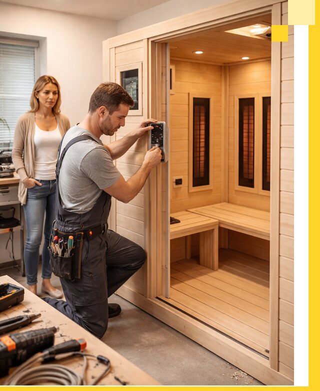 Инфракрасные сауны под ключ в Кызыле продажа и установка