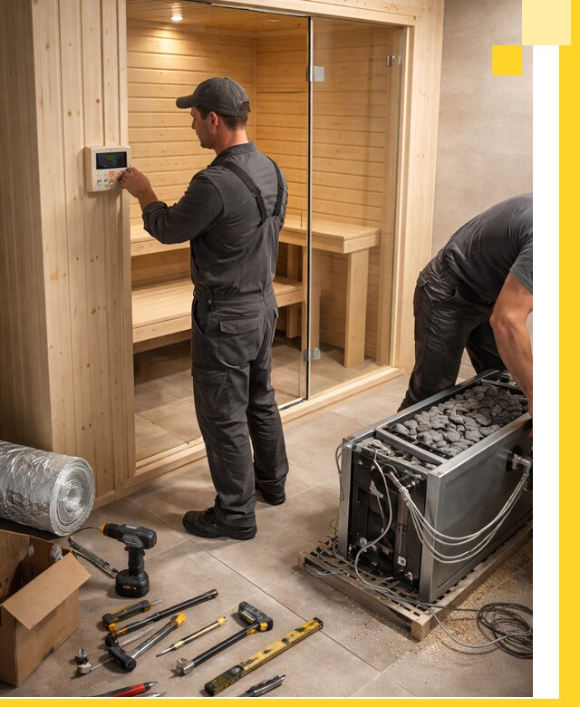 Поставка, установка и монтаж электрических саун в Кызыле