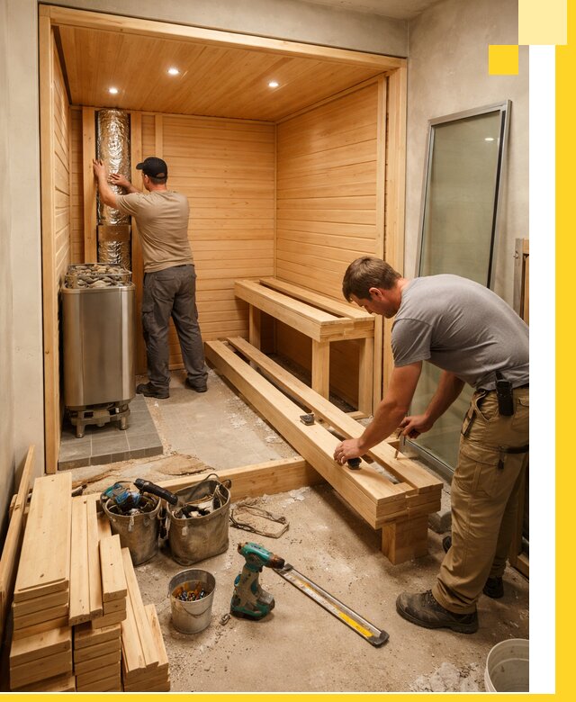 Проектирование и установка домашних саун под ключ в Кызыле