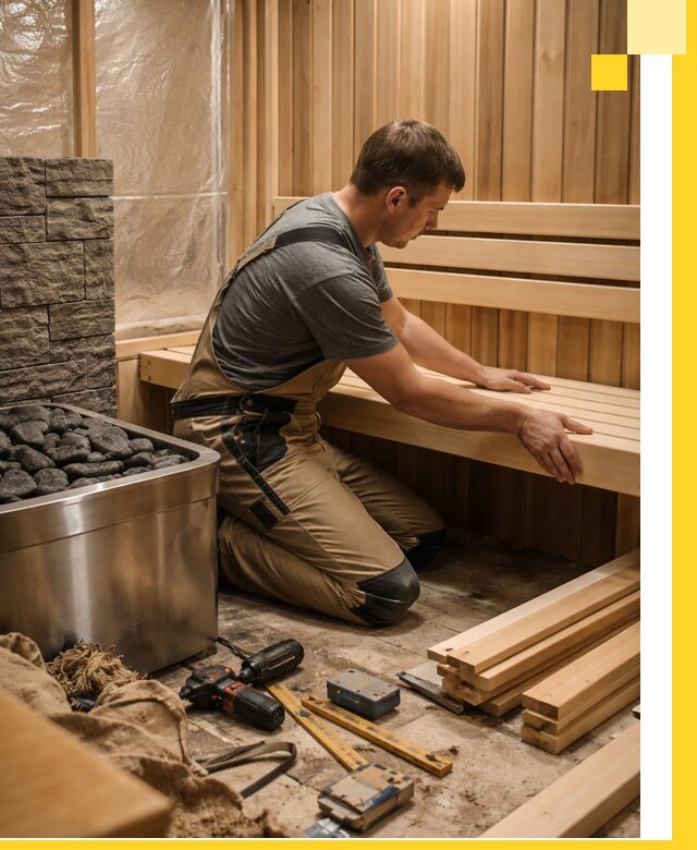 Сауны для дома под ключ с проектированием и монтажом в Кызыле