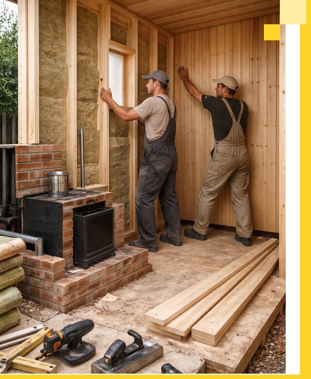 Строительство и установка дачных саун под ключ в Кызыле