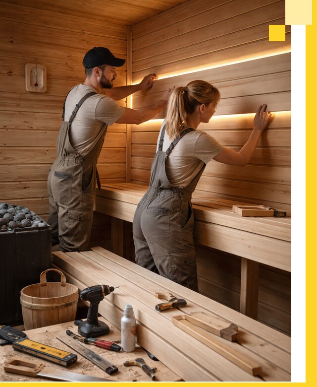 Дизайн саун и бань под ключ с индивидуальным проектом в Кызыле