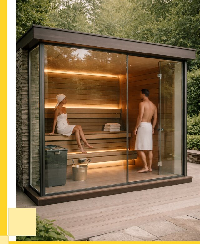 Сауна стеклянная и двери для сауны в Кызыле от 259275 р. | ЭриданКзл