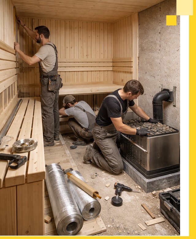 Индивидуальные сауны на заказ в Кызыле под ключ, проект и монтаж