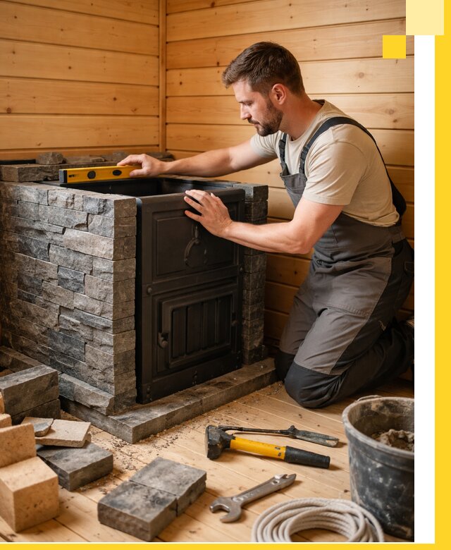 Производство и установка печей для саун под ключ в Кызыле