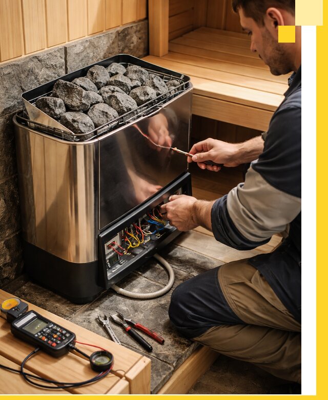 Продажа и установка электрокаменок для саун в Кызыле