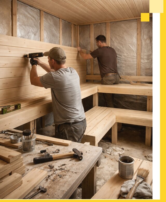 Профессиональная отделка бань и саун под ключ в Кызыле