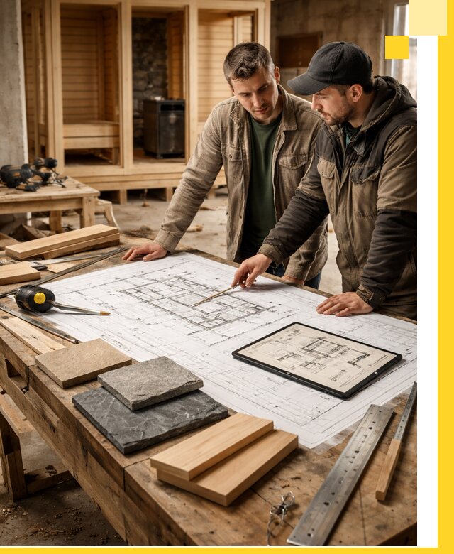 Проекты бань под ключ и планы строительства в Кызыле