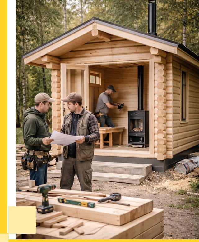 Монтаж бань под ключ в Кызыле — от 207420 р. | ЭриданКзл