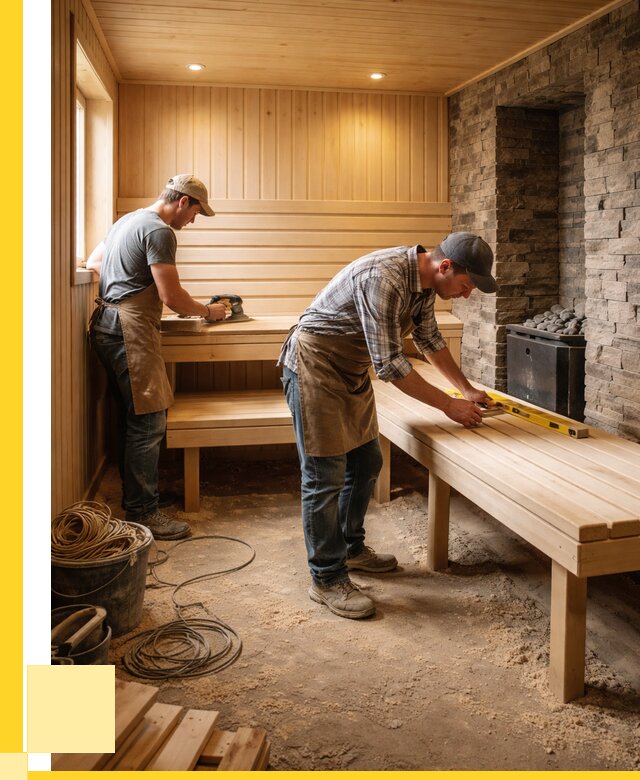 Отделка бани в Кызыле: внутренняя отделка от 3111 р. | ЭриданКзл