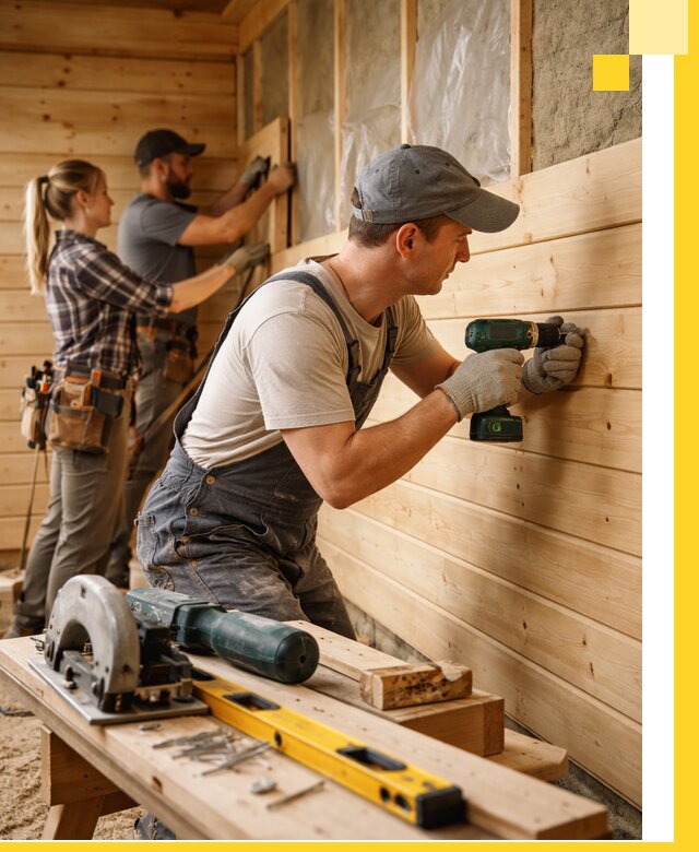 Обшивка бань под ключ в Кызыле: отделка стен и потолков