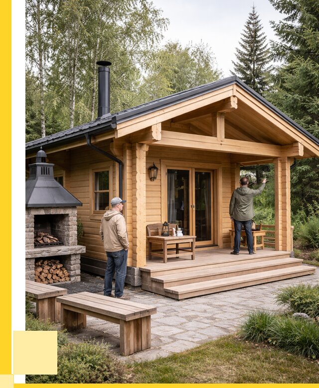 Деревянные бани под ключ в Кызыле от 466695 р. | ЭриданКзл