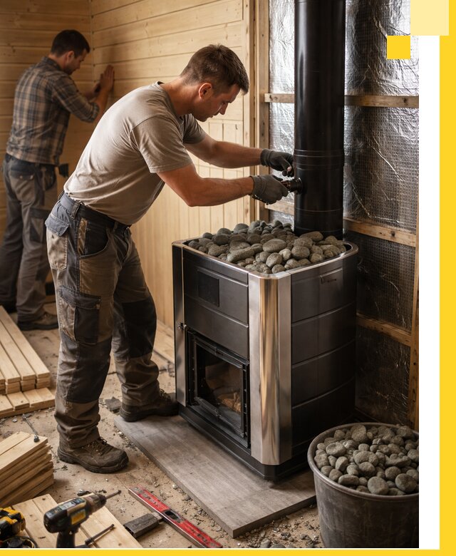 Проектирование и строительство парилок для бани в Кызыле под ключ